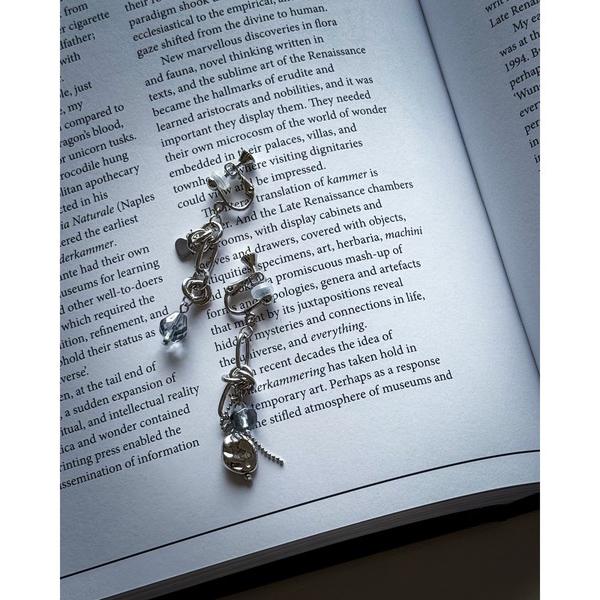 イヤリング 「Withy」フラッシュクリスタルのアシンメトリーイヤリング / Link(MA) レデ...