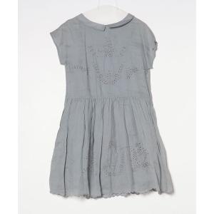 「nesessaire」 半袖ワンピース FREE グレー レディース