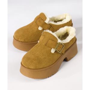 ブーツ +6cm 軽量厚底 ユニセックス ムートンブーツ メンズ レディース