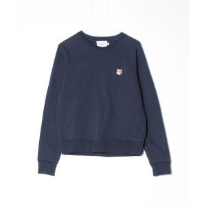 「Maison Kitsune」 スウェットカットソー M ネイビー レディース