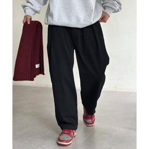 パンツ ピグメントツイルワイドタックパンツ メンズ