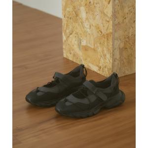 「MERLOT」 「Jia Mei rui」フラットサンダル MEDIUM チャコールグレー レディース