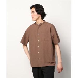 「coen」 半袖シャツ SMALL ブラウン メンズ