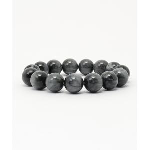 ブレスレット 「岩座」ホワイトタイガーアイブレスレット/腕輪数珠 14mm玉天然石 3A メンズ レディース