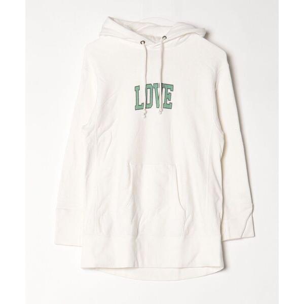 「AMERICANA」 プルオーバーパーカー - ホワイト レディース