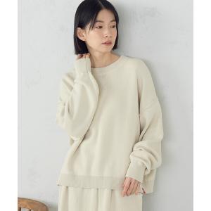 ニット セーター スウェットニットプルオーバー / セットアップ対応 レディース