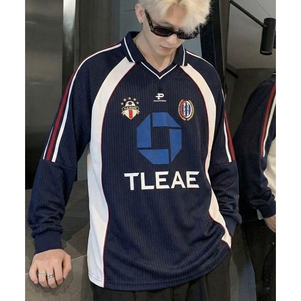 tシャツ 「26年春夏新作アイテム」サッカーデザインゲーミングメッシュパイピングロンT メンズ レデ...