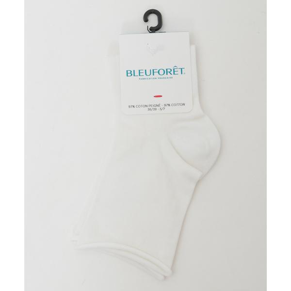 靴下 「BLEUFORET/ブルーフォレ」 コットンアンクルソックス レディース