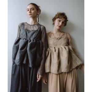 パンツドレス Sheer Peplum Over...の商品画像