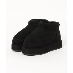 「PIPING HOT FUTURE」 ショートブーツ  24 ブラック レディース