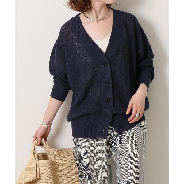 「Spick &amp; Span」 ニットカーディガン FREE ネイビー レディース