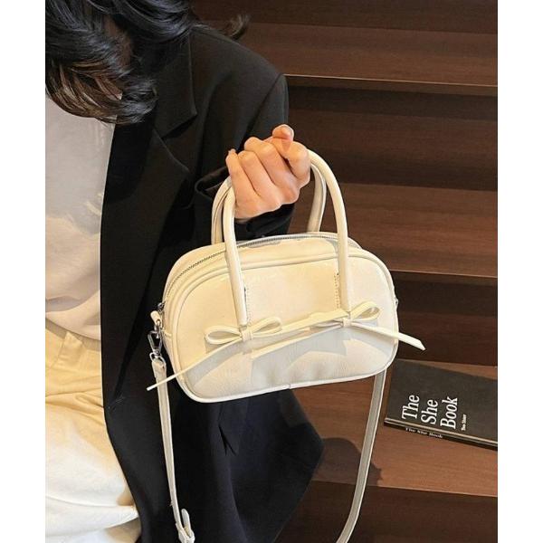 ショルダーバッグ バッグ 小さくても頼れる、大人かわいいリボンショルダーバッグ レディース