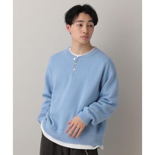セーター ニット HENRY NECK KNIT PULLOVER / ヘンリーネックニットプルオー...