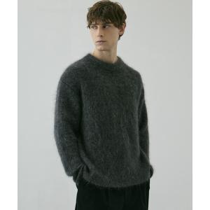 INTERIM (インテリム) WOOL ALPACA 7GG CREW SWEATER ウールアルパカ7