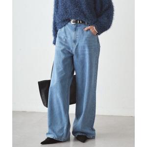 ジーンズ デニム デニムパンツ ワイドデニムパンツ レディース