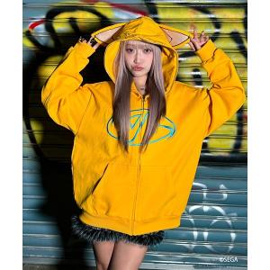 パーカー A'GEM/9 × .kom 「A'gem/エージェム」TAILS ZIP UP HOODIE/テイルズジップアップパーカー メンズ レディ