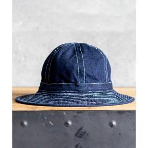 YMCLKY メール便可 米軍タイプ WW2 デニムハット ウォッシュ加工