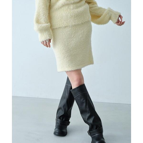 スカート feather mini skirt