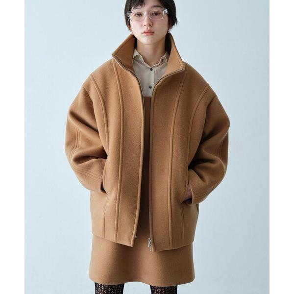 コート アウター wool volume short coat レディース