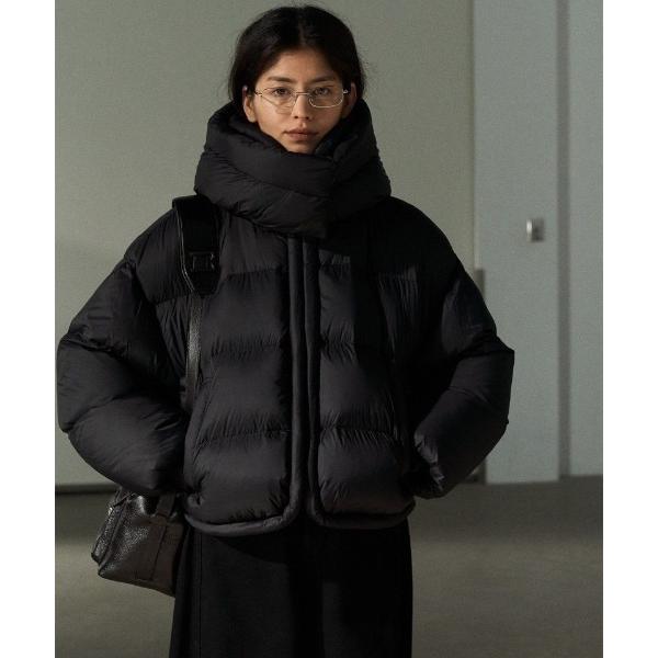 ダウンコート ダウンジャケット フード脱着　ショート丈　エコダウンジャケット レディース