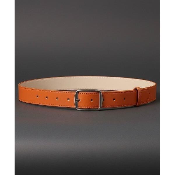 ベルト 「Leathen Leather（レーセンレザー）」デザインバックル ライトベルト 韓国ファ...