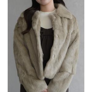 コート アウター ファーコート レディース
