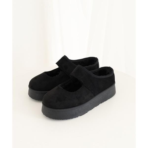 スリッポン Dedes 厚底 チロリアン/メリージェーン/スリッポン ファーシューズ レディース メ...