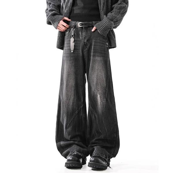 ジーンズ ヴィンテージライクルーズシルエットデニムパンツ メンズ レディース