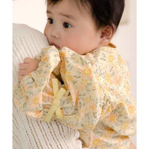 ベビー服 ロンパース 水彩花柄カバーオールの買取情報