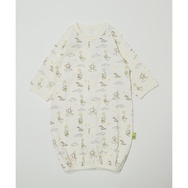 ベビー やさしい2柄2WAYオール