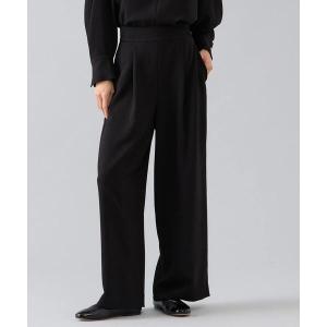 パンツ タックワイドパンツ レディース