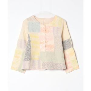 「nesessaire」 ノーカラージャケット FREE ベージュ レディース