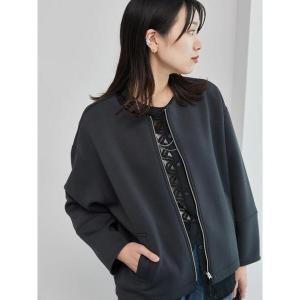 「Samansa Mos2 blue」 ブルゾン F チャコールグレー レディース