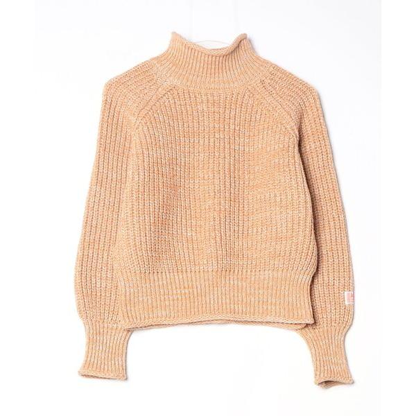 「Java」 長袖ニット M オレンジ レディース