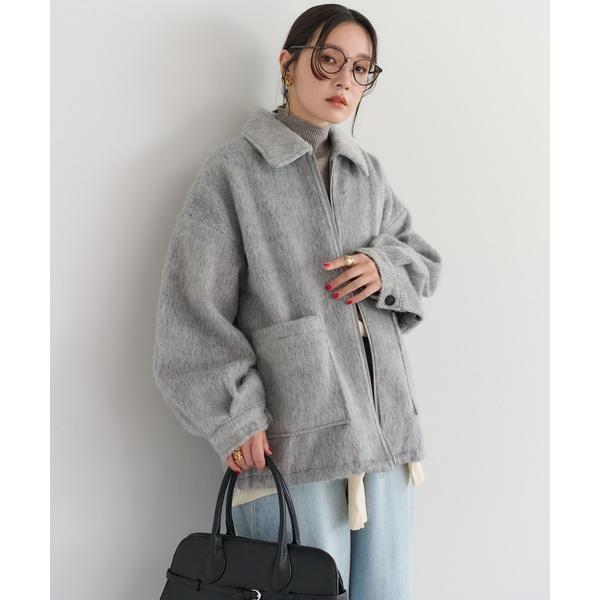 「Bonjour Sagan」 ブルゾン FREE ライトグレー レディース