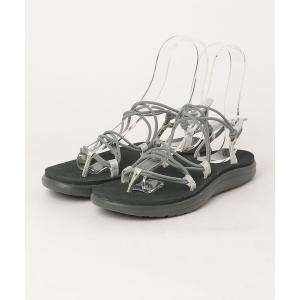 「Teva」 フラットサンダル 8 シルバー レ...の商品画像