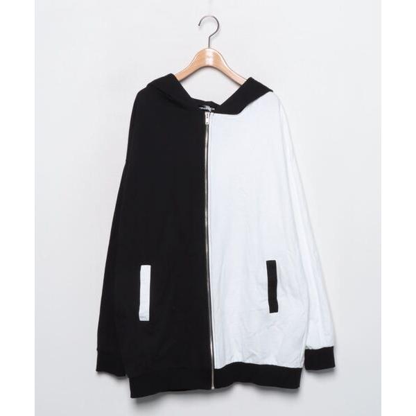 「ankoROCK」 ジップアップパーカー ONE SIZE ホワイト メンズ