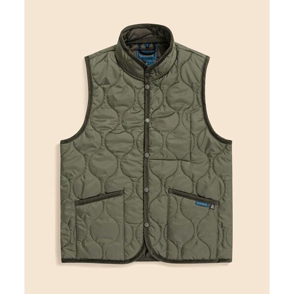 ベスト ジレ Brooks Brothers×LAVENHAM  ミックフィールド　キルティングベス...