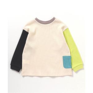 tシャツ 「26春新作」DAISUKIワッフルロンT キッズ 子供服 男の子 女の子