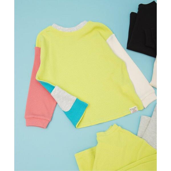 tシャツ 「26春」DAISUKIワッフルロンT キッズ 子供服 男の子 女の子