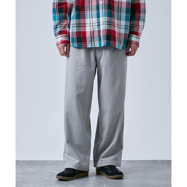 パンツ ウールライクフランネル オーバーパンツ メンズ