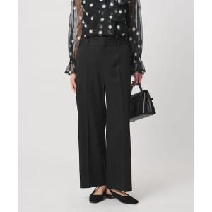 スラックス パンツ オーガンジー コンビ パンツ レディース