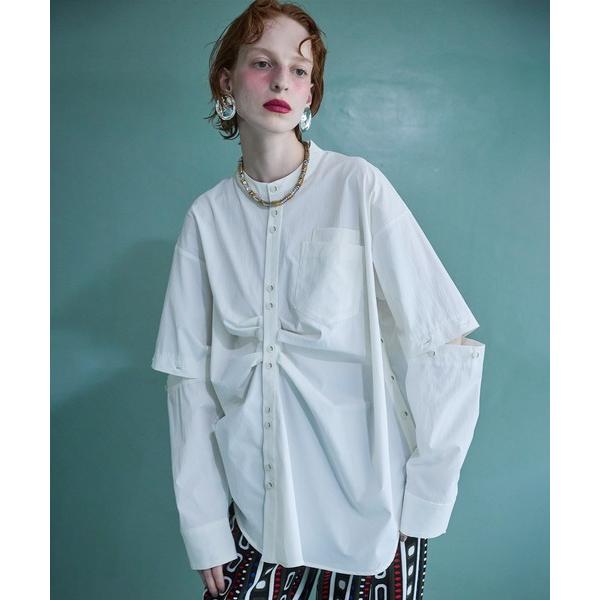 ブラウス シャツ 2WAY TUCK SH レディース