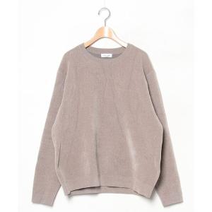 「GLOBAL WORK」 長袖ニット M ベージュ レディース