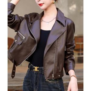 「Anytime Songs」 ブルゾン LARGE ブラウン レディース