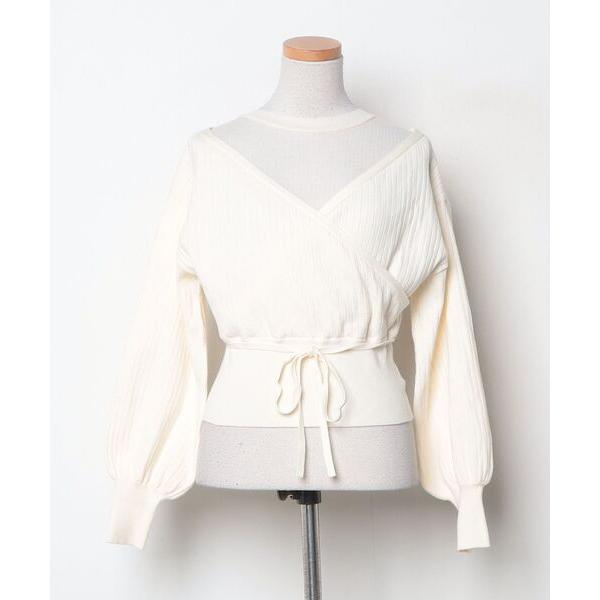 「LILY BROWN」 長袖カットソー ONE SIZE ベージュ レディース