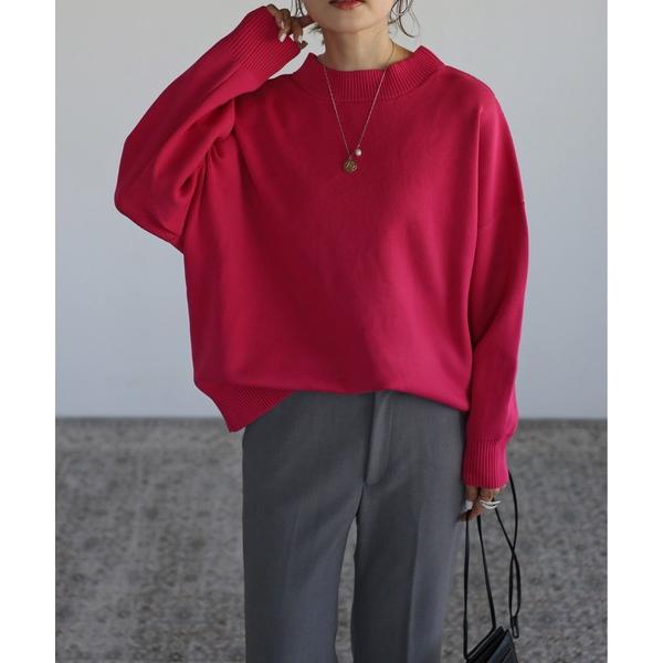 「Bonjour Sagan」 長袖ニット FREE ピンク レディース