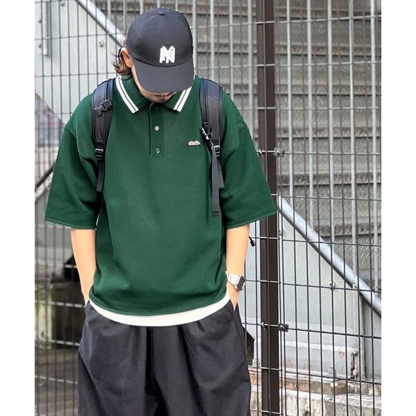 「Java」 半袖ポロシャツ MEDIUM グリーン メンズ