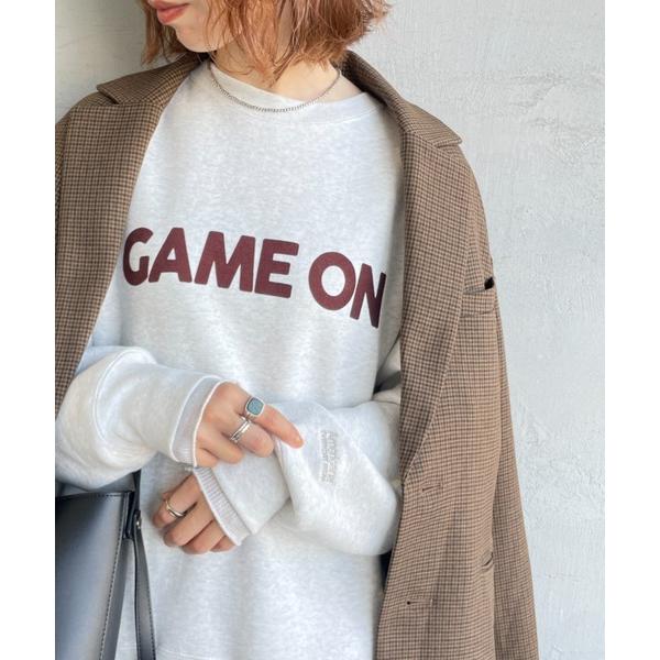 トレーナー スウェット 「Americana/アメリカーナ」 GAME ON フロッキーロゴ ボリュ...