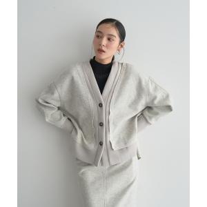 YECCA VECCA（イェッカヴェッカ） ミドル丈Vネックカーディガン